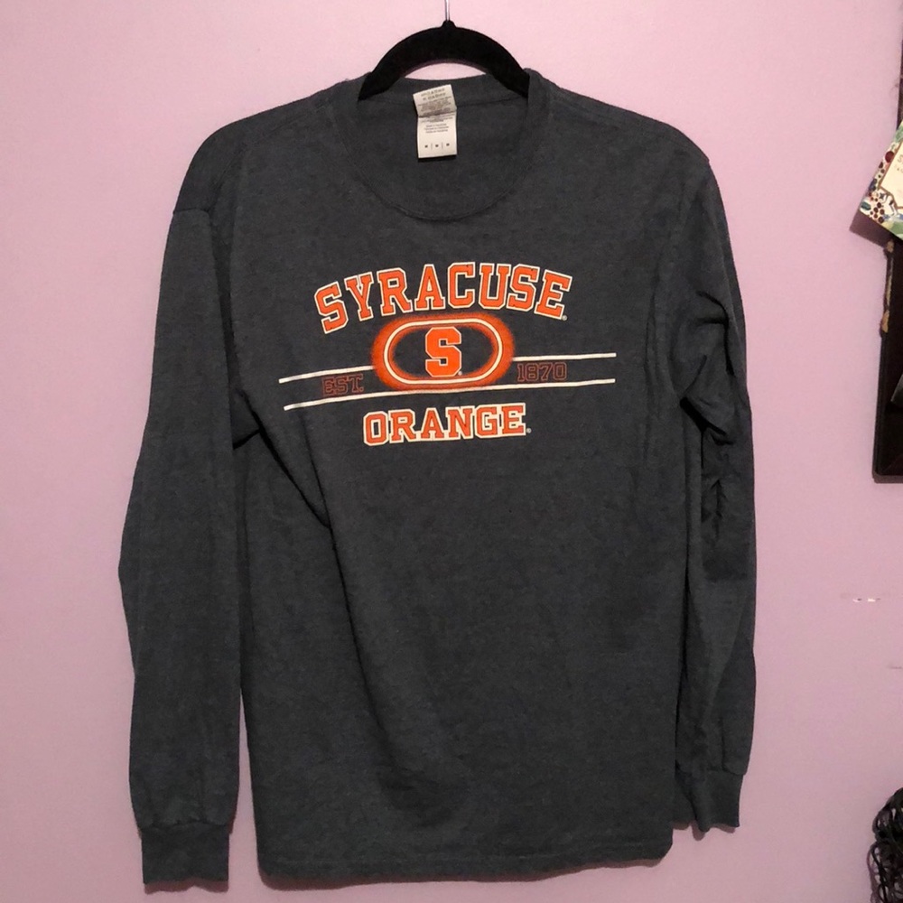 Grey long sleeve Syracuse university shirt SIZE M